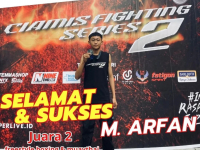 Siswa SMAN 1 Cigalontang yang berhasil meraih Juara 2 Freestyle Boxing & Muaythai pada ajang Ciamis Fighting Series 2