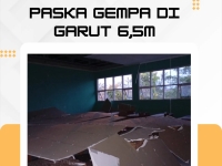 Paska Gempa Garut dengan Kekuatan 6,5 Magnitudo