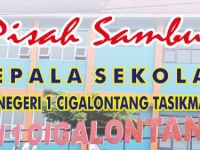 Pisah Sambut Kepala Sekolah SMAN 1 CIGALONTANG