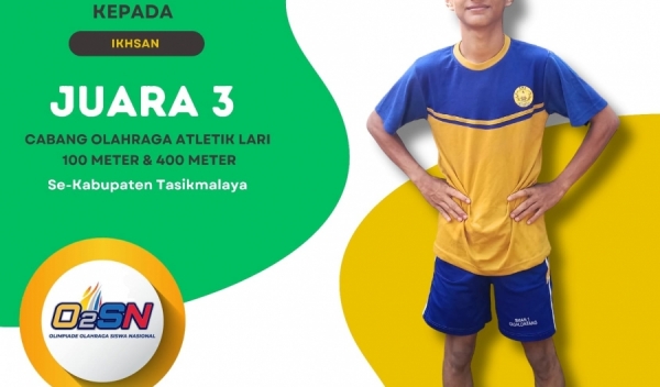 Juara 3 Cabang Olahraga Atletik Lari 100 Meter & 400 Meter