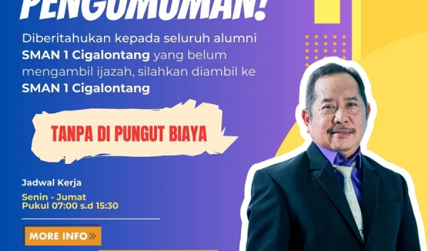 Pengumuman Penting Pengambilan Ijazah