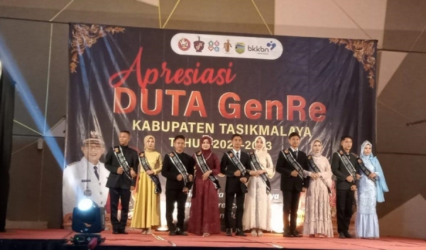 Apresiasi duta GenRe Kabupaten Tasikmalaya tahun 2022 2023